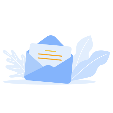 Illustration d'une enveloppe avec du courrier